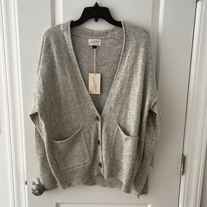 Grey cardigan